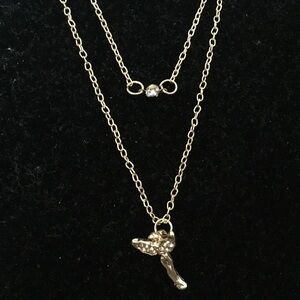 Gold Angel Pendant Necklace